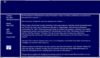 Meine Homepage im Jahr 2005 - Screenshot einer unvollständigen Kopie auf Archive.org